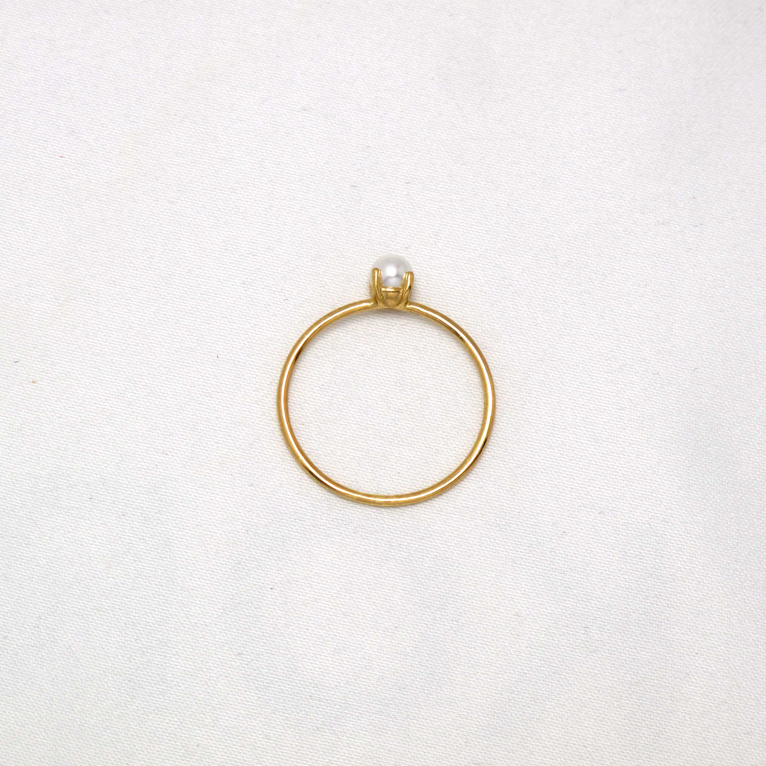 Pearl Ring Gold 2